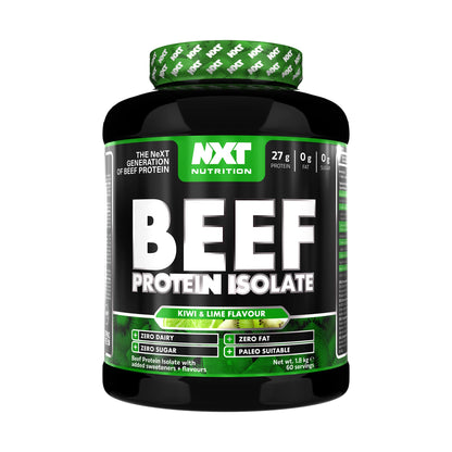 NXT Nutrition Beef Protein Isolate Powder - Protein Powder High in Natural Amino Acids