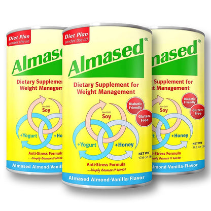 Almased Vanilla shakes – Gluten-Free, non-GMO Powder – Boost High Protein, Vanilla Flavor