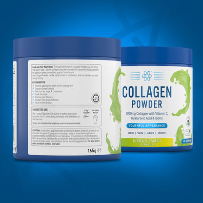 Applied Nutrition Collagen Powder - Citrus Twist Flavour - 5000mg Hydrolysed Bovine Flavoured