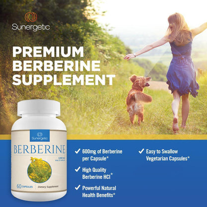 Premium Berberine Supplement - 1200mg of Berberine Per Serving - Berberine HCL