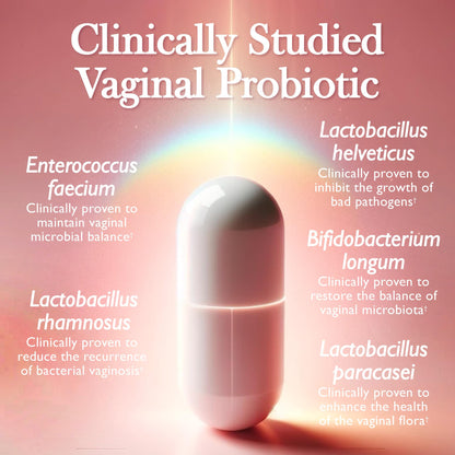 Amy Suzanne Vaginal Probiotics for Women - 10 Billion CFU Probiotic for pH Balance and Urinary Tract Health