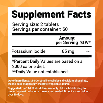 Dr. Berg's Incredible Potassium Iodide Tablets - Now 120 Tablets with a Smaller Easy