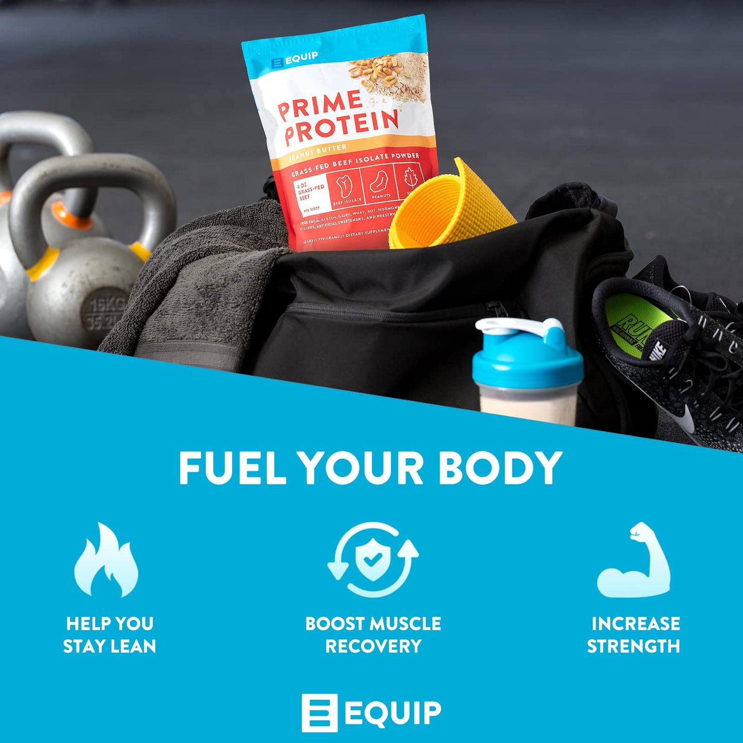 Equip Foods Prime Protein - Grass Fed Beef Protein Powder Isolate - Paleo and Keto Friendly