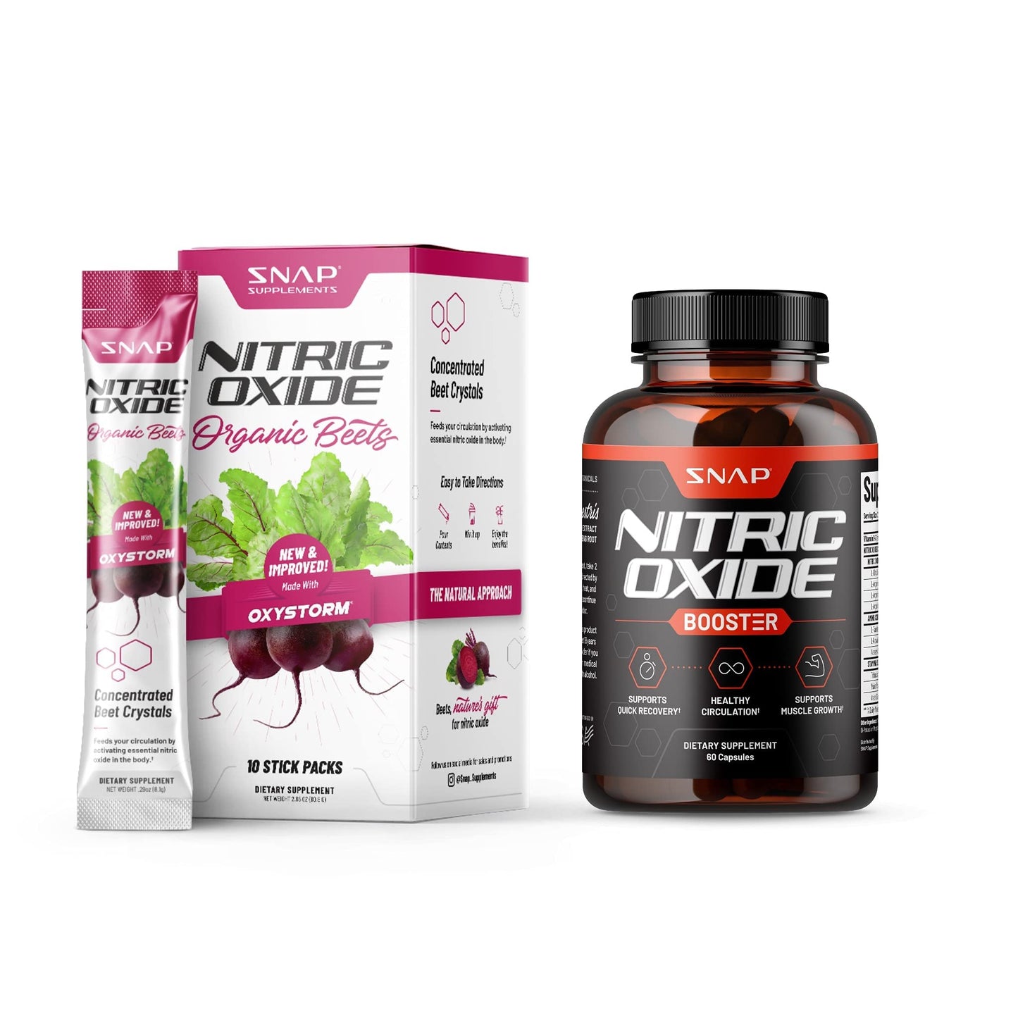 Nitric Oxide + Single Serve Beets (2 Products)