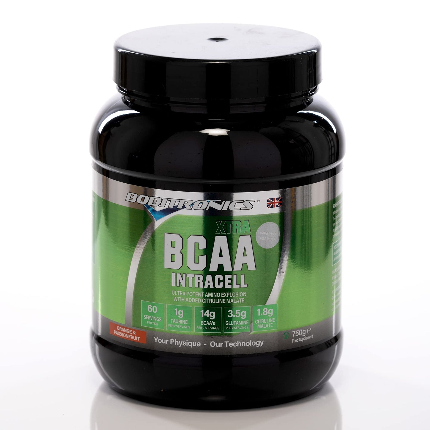 Boditronics BCAA Intracell Xtra Intra Workout Protein Powder, Branched Chain Amino Acid Supplement