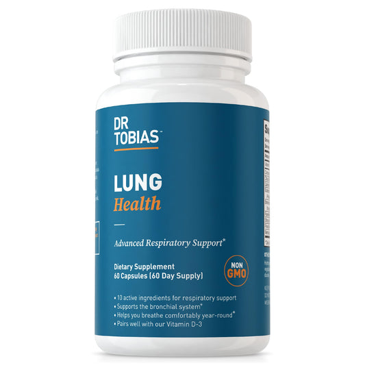 Dr. Tobias Lung Health, Lung Support Supplement with Vitamin C, Butterbur, Quercetin