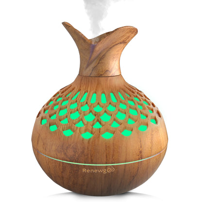 Aroma Diffuser for Essential Oils, Ultrasonic Aromatherapy Flower Oil Diffuser, Modern Cool Mist 