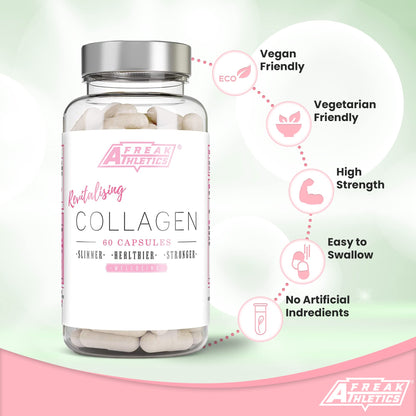 Collagen Supplements for Women - Marine Collagen Capsules - High Strength Skin, Hair