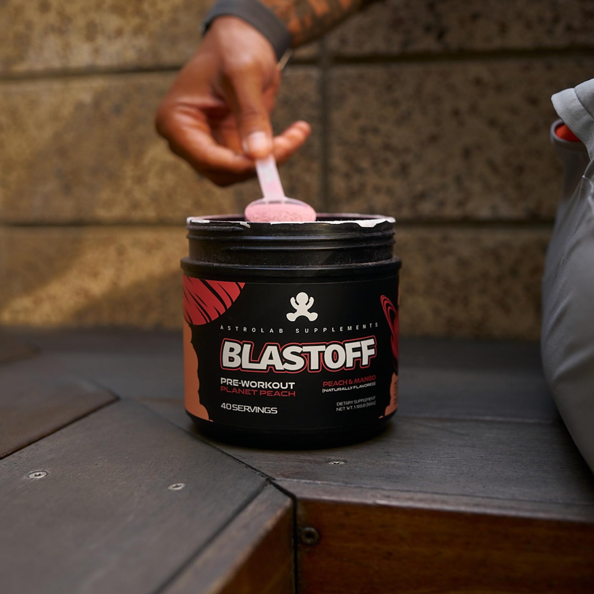 BLASTOFF Pre-Workout Powder - Organic Beet Root Powder with Natural Peach Mango Flavor, Best preworkout for Men & Women, Creatine, and Energizing Caffeine, Naturally Flavored and Sweetened