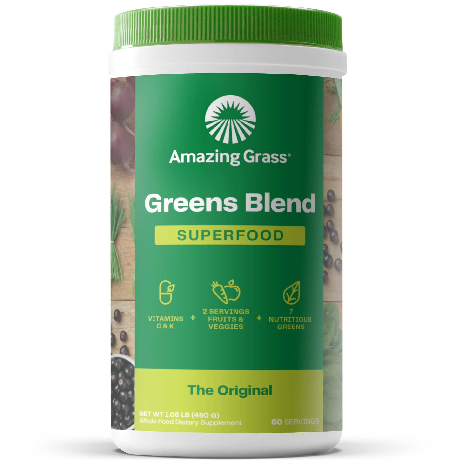 Amazing Grass Greens Blend Superfood: Super Greens Powder Smoothie