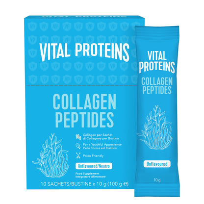 Vital Proteins Collagen Peptides Powder Supplement Travel Packs Unflavored Skin Hair NAI