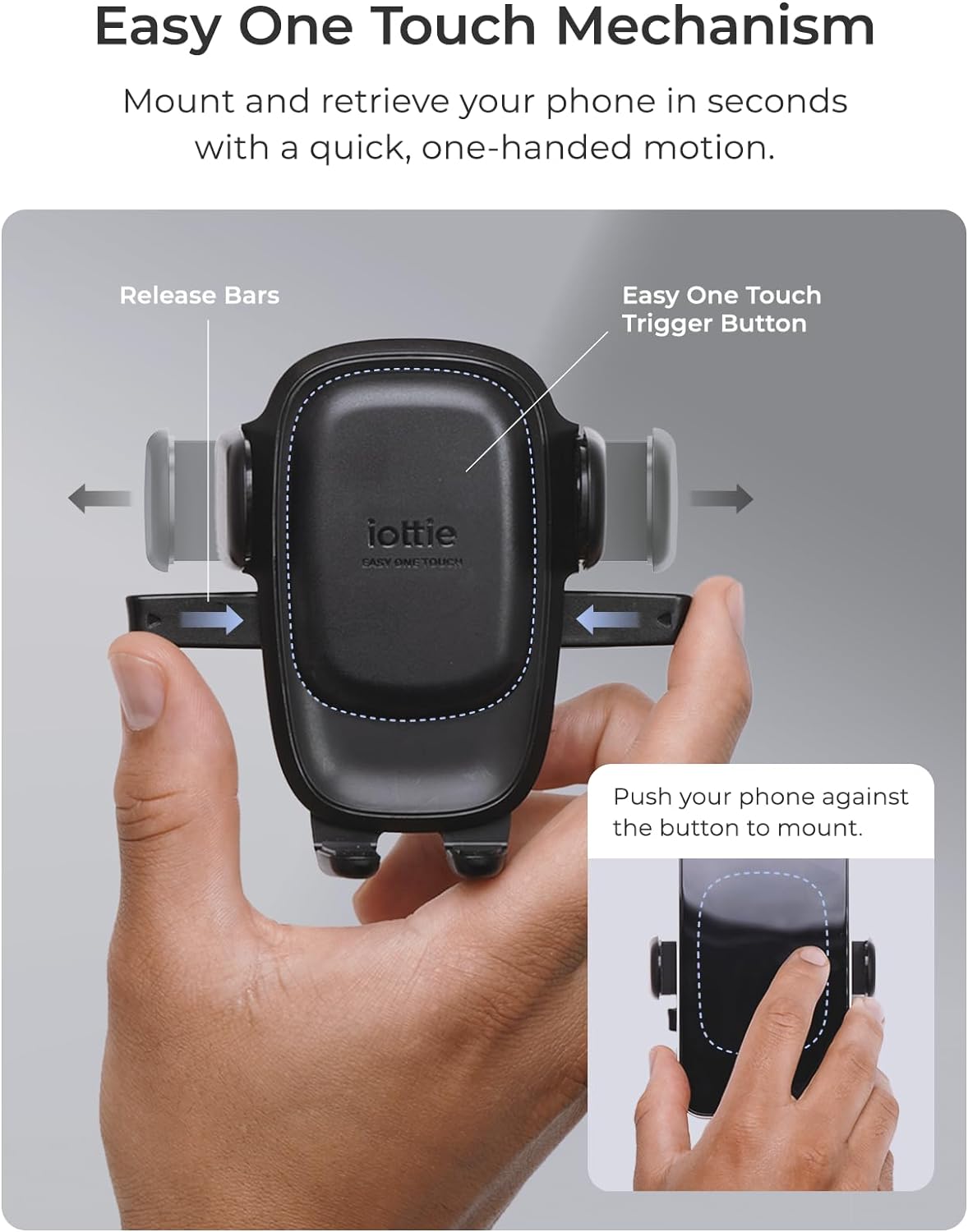 iOttie Easy One Touch 6 Universal Car Mount Dashboard & Windshield Suction Cup