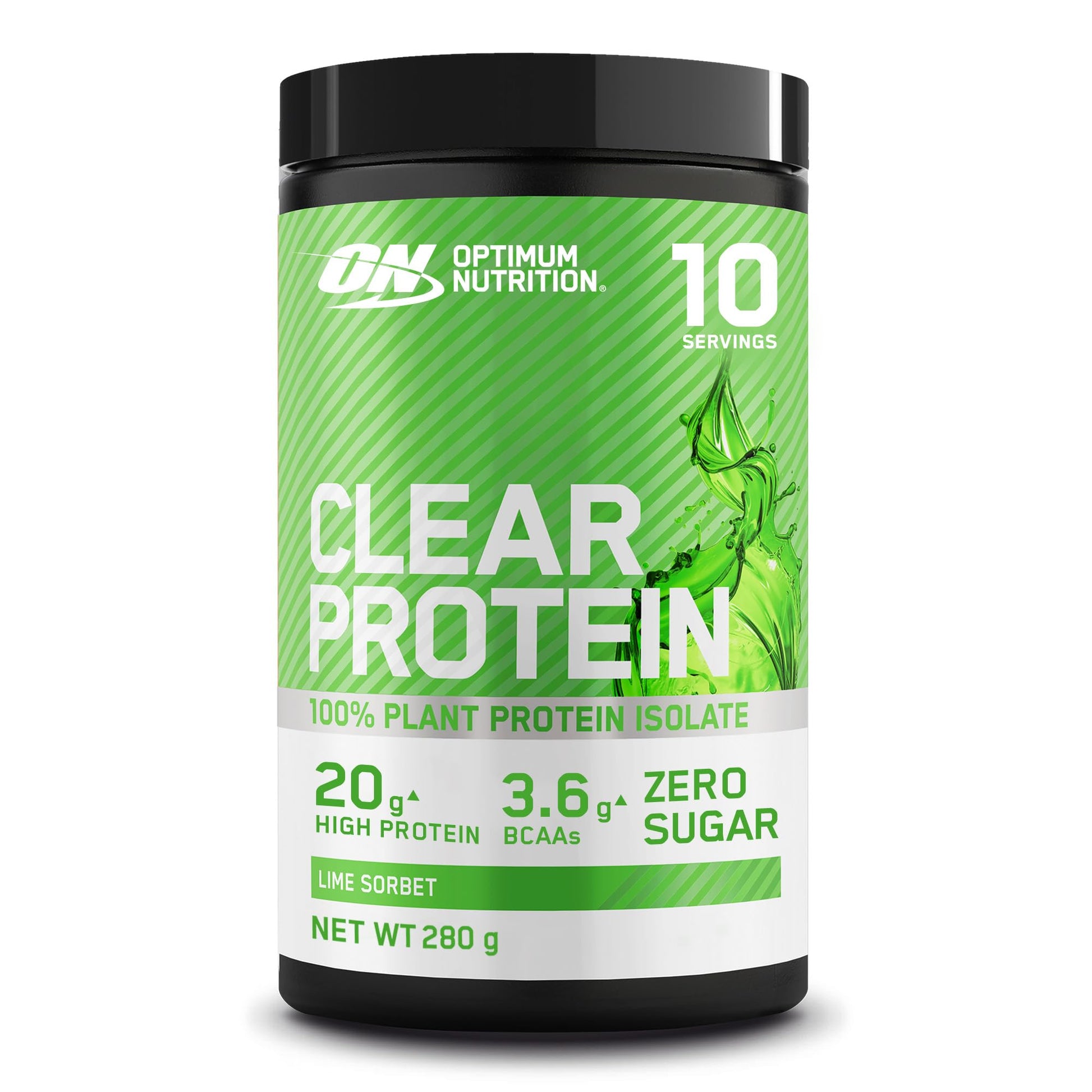 Optimum Nutrition Clear Protein 100% Plant Protein Isolate, Lime Sorbet