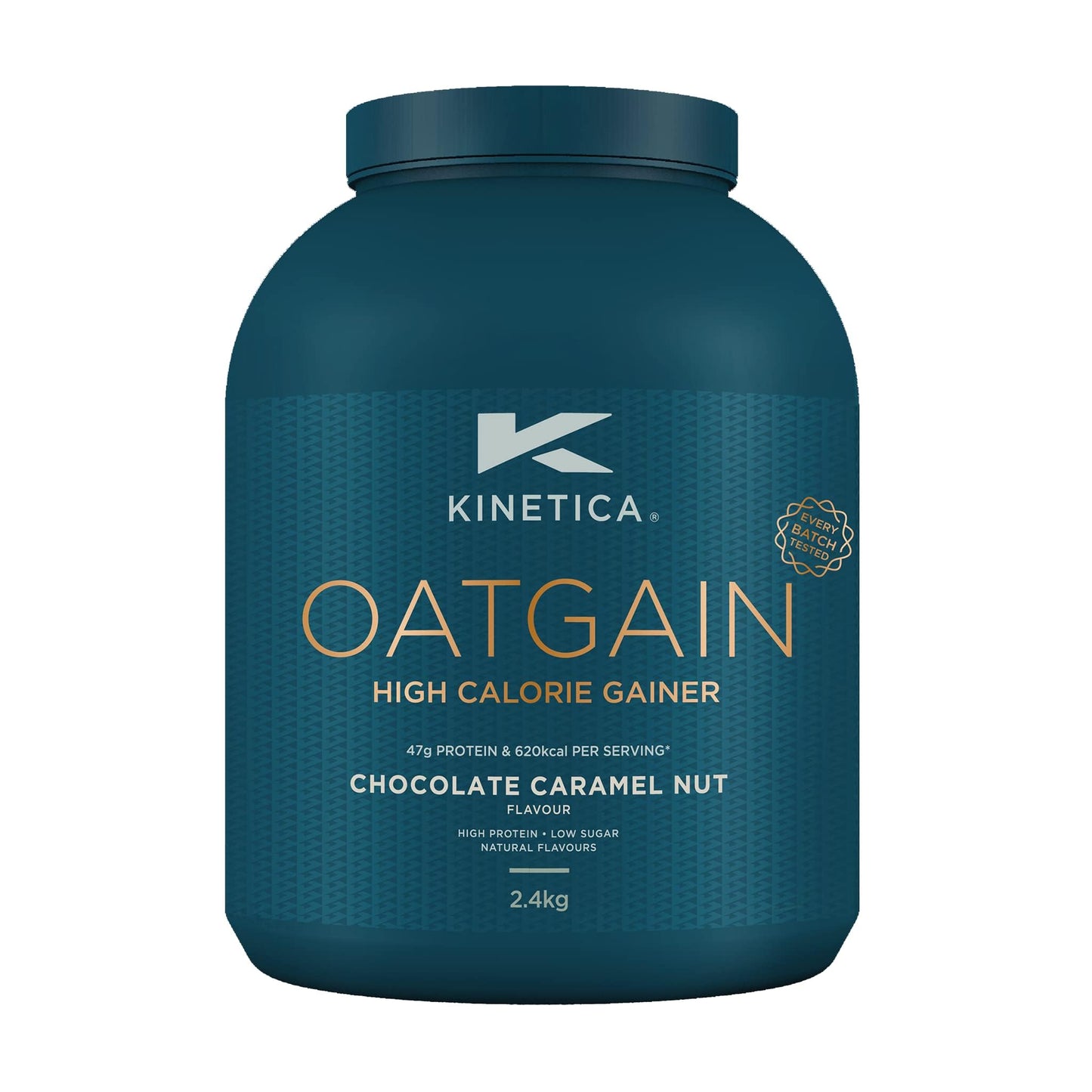 Kinetica OatGain Weight Gainer 600+ Calories & 47g Protein per Serving, 2.4 kg