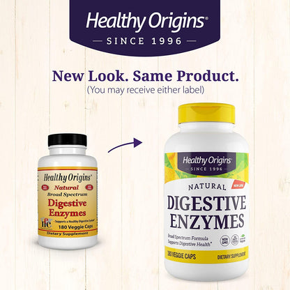 Healthy Origins Digestive Enzymes (NEC) Broad Spectrum - with Protease