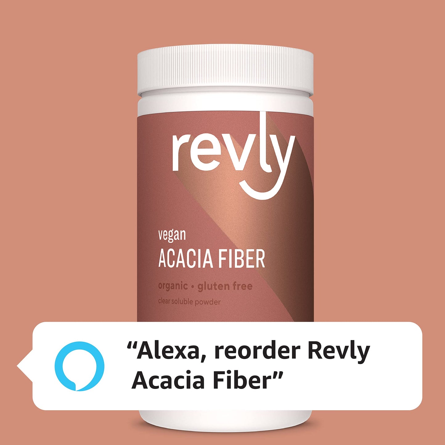 Amazon Brand - Revly Organic Acacia Fiber Powder, Supports Digestive Health