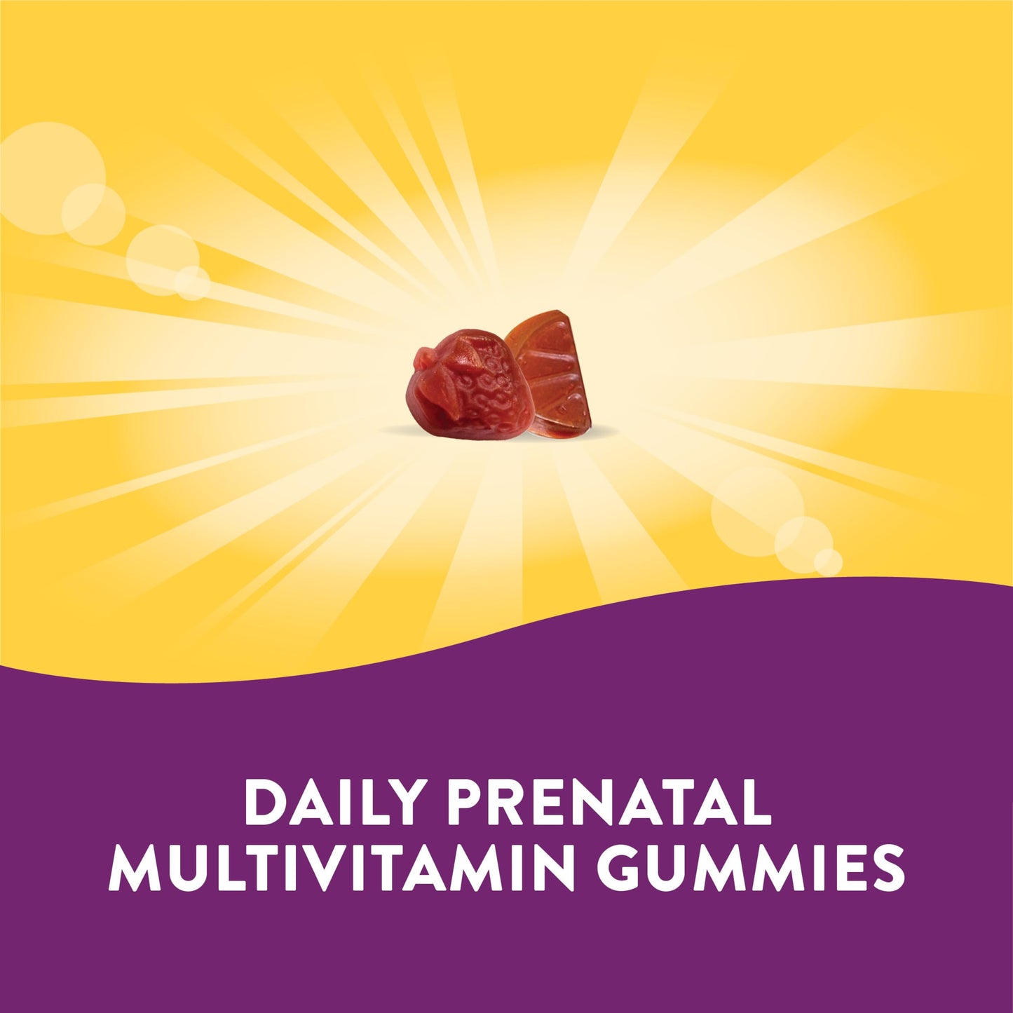 Nature's Way Alive! Prenatal Gummies with DHA, Supports Baby's Eye and Brain Development