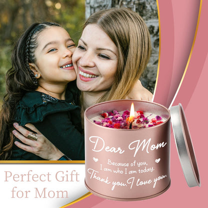 BLUMUZE Mom Gift for Birthday, Mothers Day Gifts 9oz Lavender Scented Candle for Mom, Candles Gifts