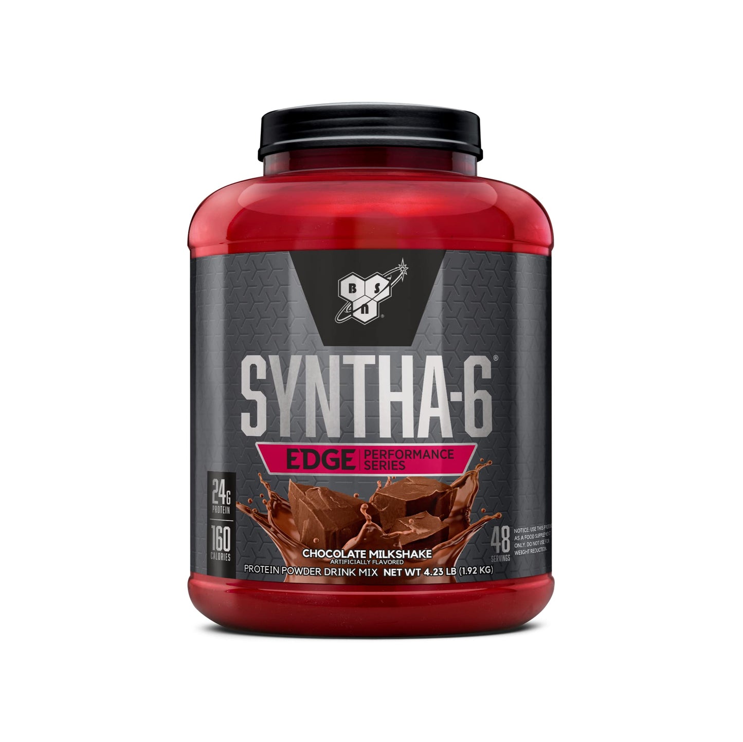 BSN SYNTHA-6 Edge Protein Powder, Chocolate with Hydrolyzed Whey, Micellar Casein