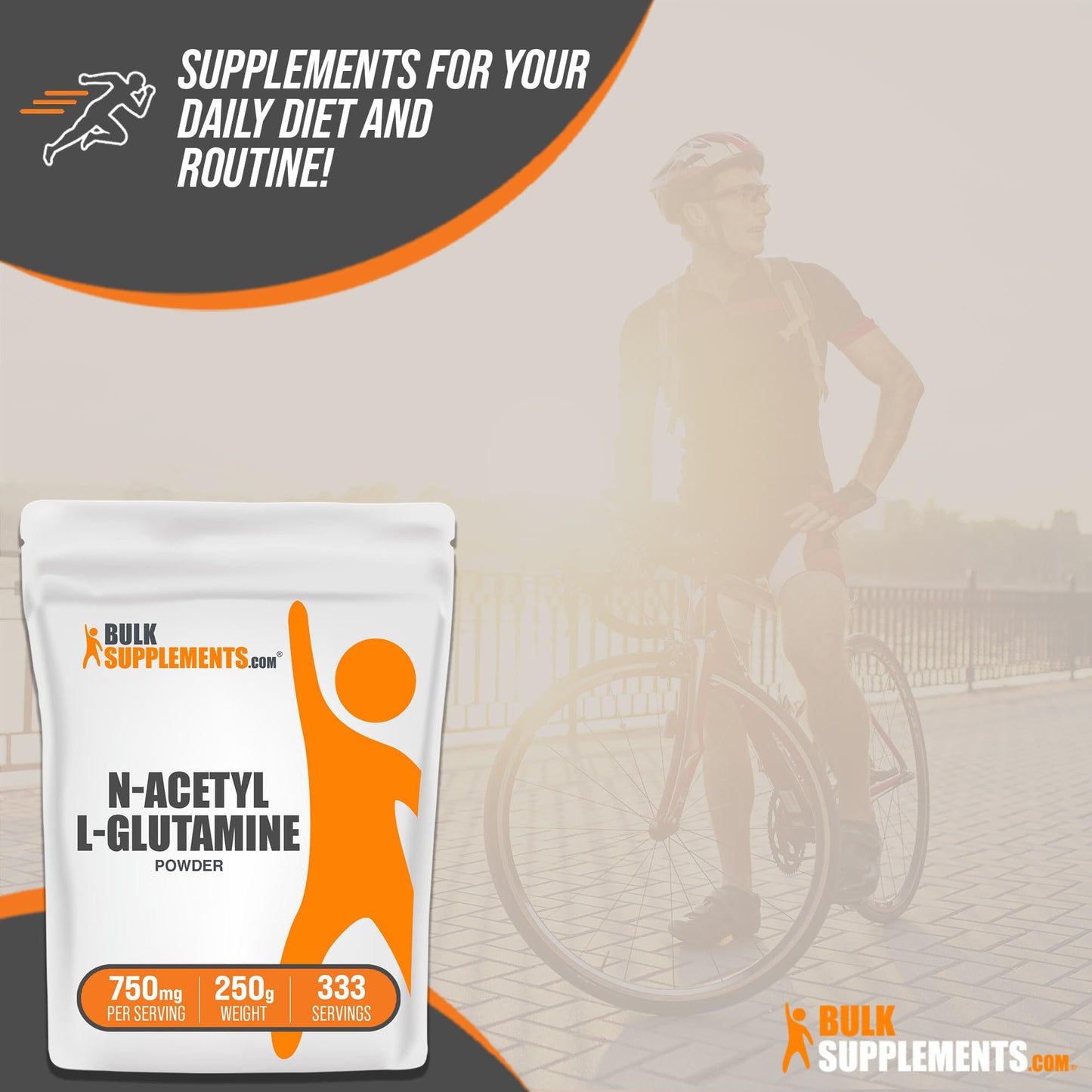 BULKSUPPLEMENTS.COM N-Acetyl L-Glutamine Powder - Glutamine Supplement