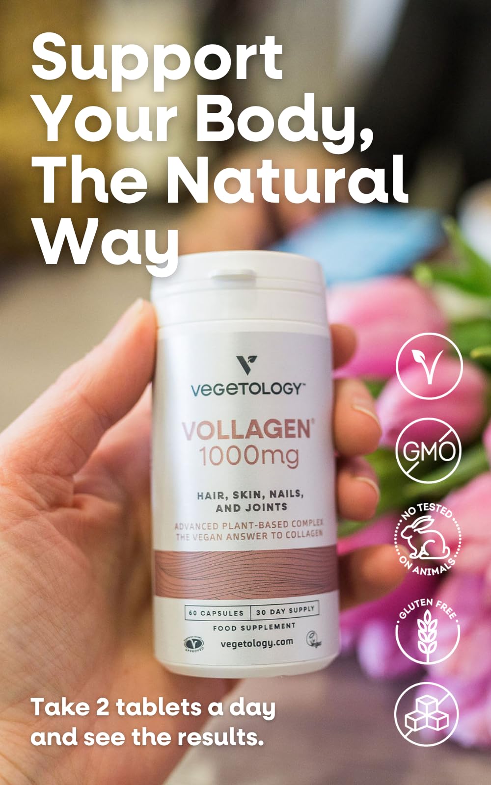 Vegetology Vollagen® Plant Based Complex – Plant Based Protein Alternative to Collagen