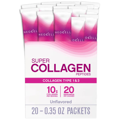 NeoCell Super Collagen Peptides, 10 g Collagen/Single-Serve Packet; Keto Certified