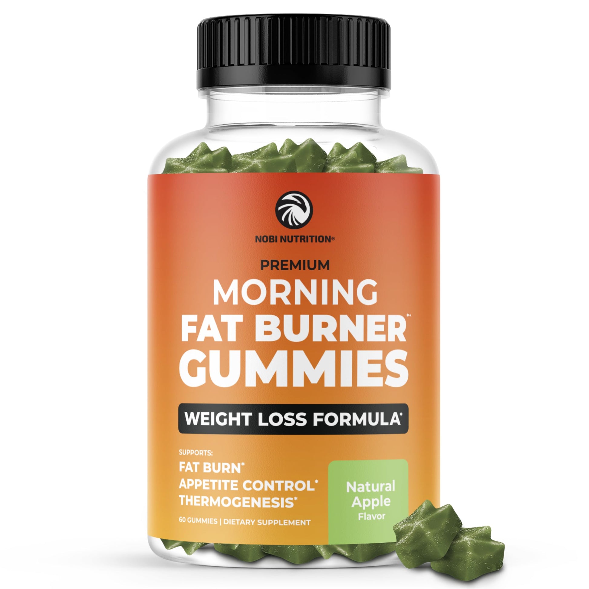 Morning Fat Burner Gummies for Weight Loss for Women & Men | Thermogenic Belly 