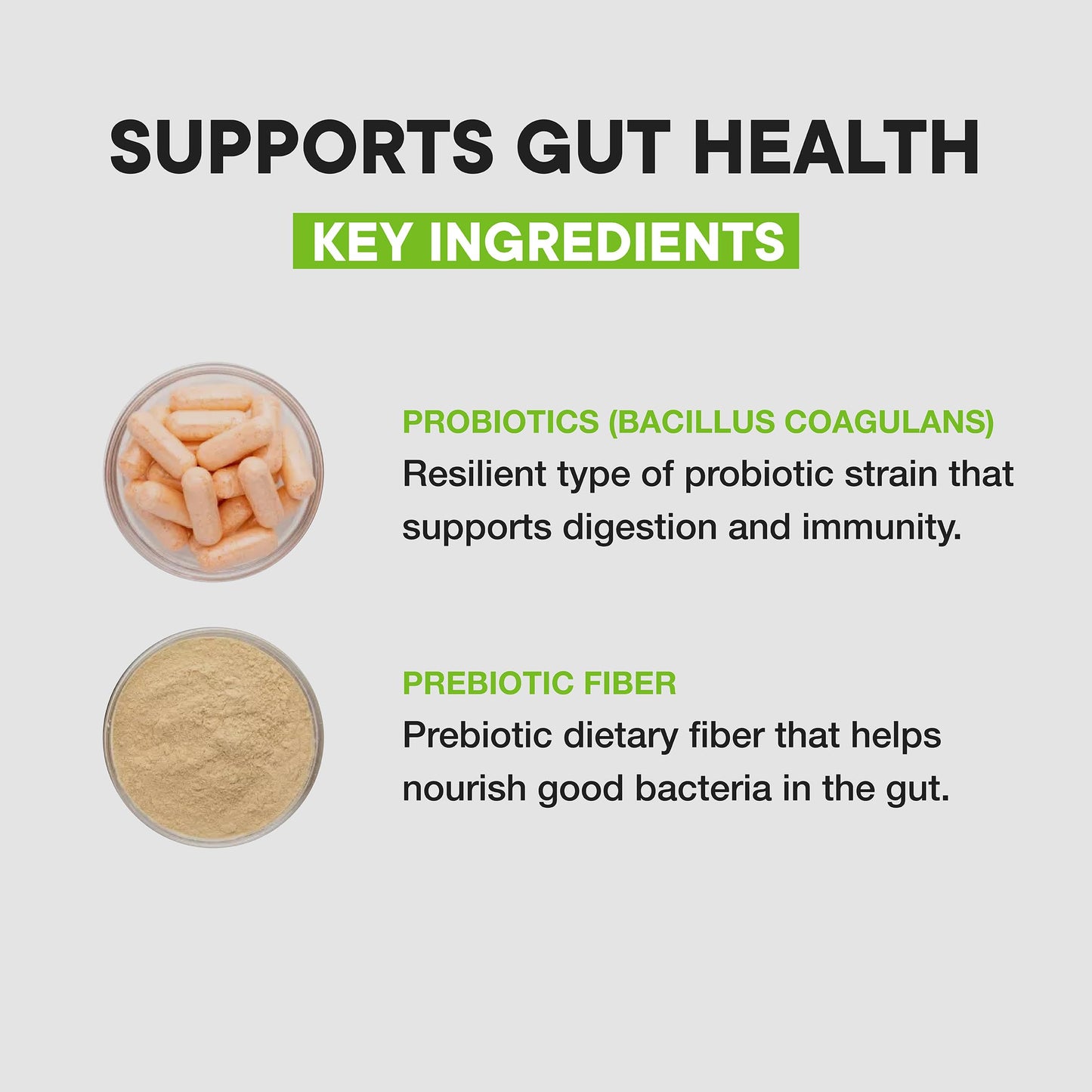 VitaHustle Probiotic Gummies + Prebiotics by Kevin Hart with Chicory Root Inulin Fiber