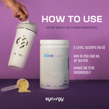 Synergy Worldwide Biome Shake 600 g | 22g Protein Powder Supplement | High in nutrients, Vitamins and Minerals