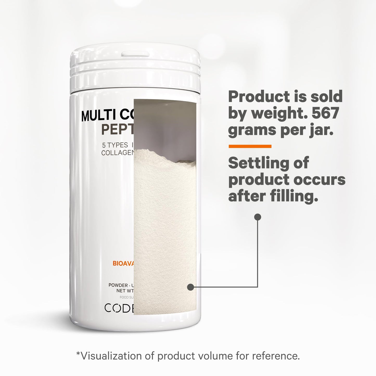 Codeage Multi Collagen Protein Powder Peptides, 2-Month Supply, Hydrolyzed, Type I, II, III, V, X Grass Fed