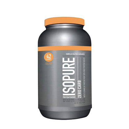 Isopure Protein Powder, Zero Carb Whey Isolate with Vitamin C & Zinc for Immune Support