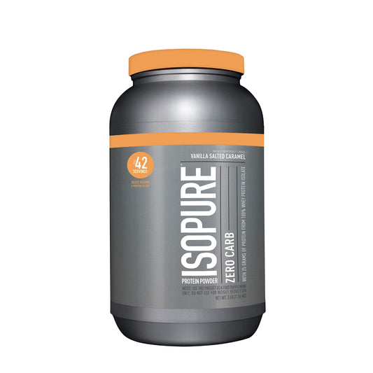 Isopure Protein Powder, Zero Carb Whey Isolate with Vitamin C & Zinc for Immune Support