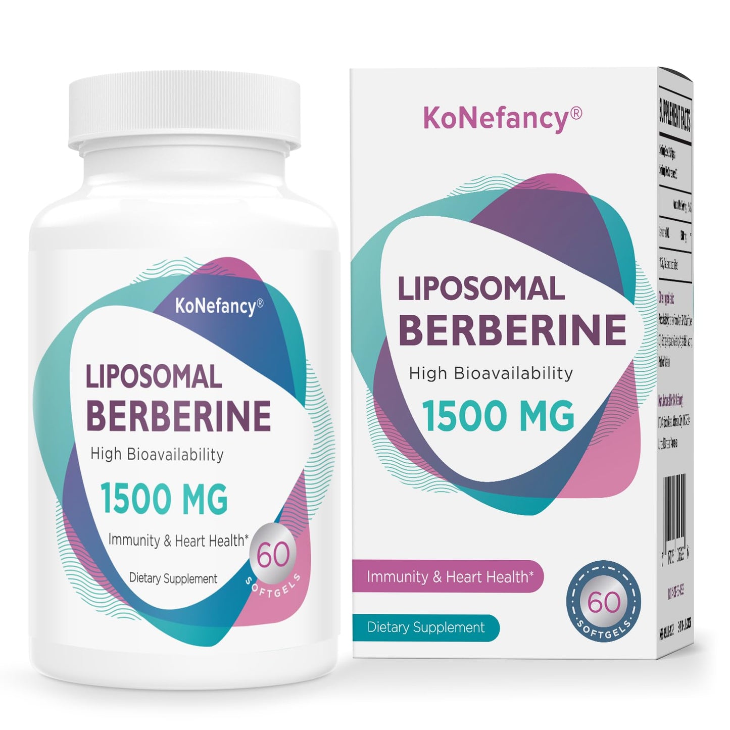 Berberine HCL Supplement 1500mg - High Bioavailability Liposomal Berberine Capsules 