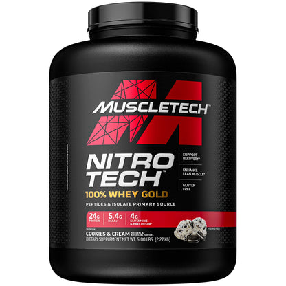 Whey Protein Powder MuscleTech Nitro-Tech Whey Gold Protein Powder Whey Protein