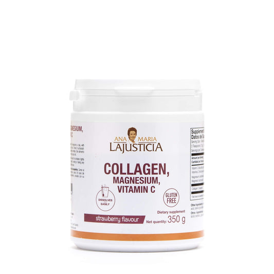 Ana Maria Lajusticia – Collagen with magnesium and vit c – 350 grams (strawberry flavour)