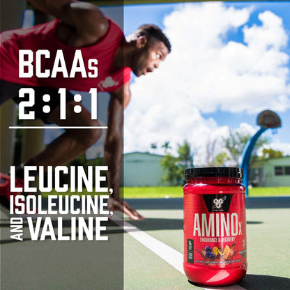 BSN Amino X Muscle Recovery & Endurance Powder with BCAAs, Intra Workout Support