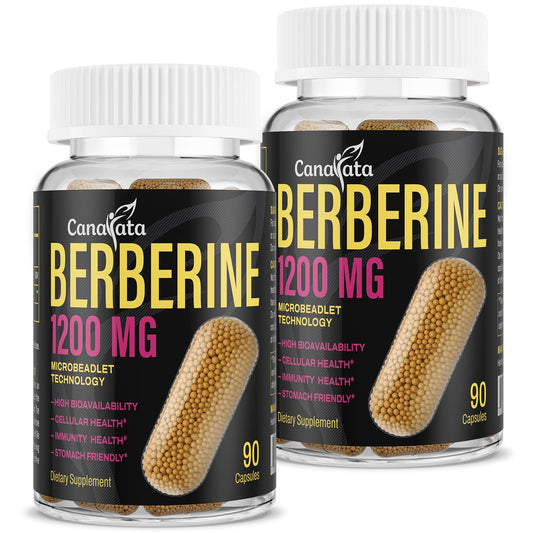 Berberine Supplement 1200mg Berberine HCL - High Bioavailability Microbeadlet 