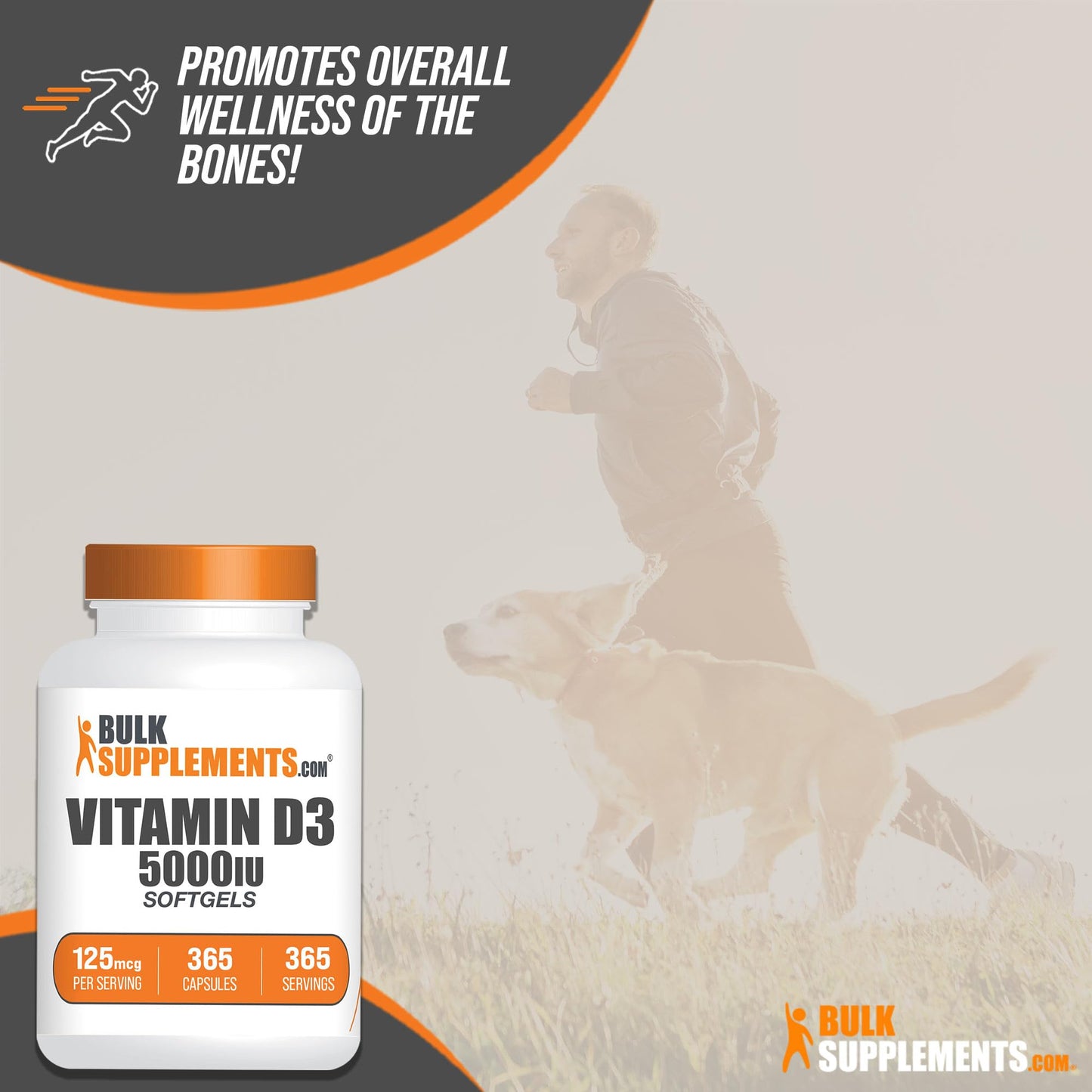 BULKSUPPLEMENTS.COM Vitamin D3 5000IU Softgels - Cholecalciferol, D3 Supplement