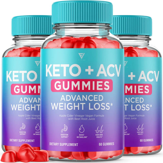 (3 Pack) Keto ACV Gummies Advanced Weight Loss Supplement, ACV Keto Gummies Belly