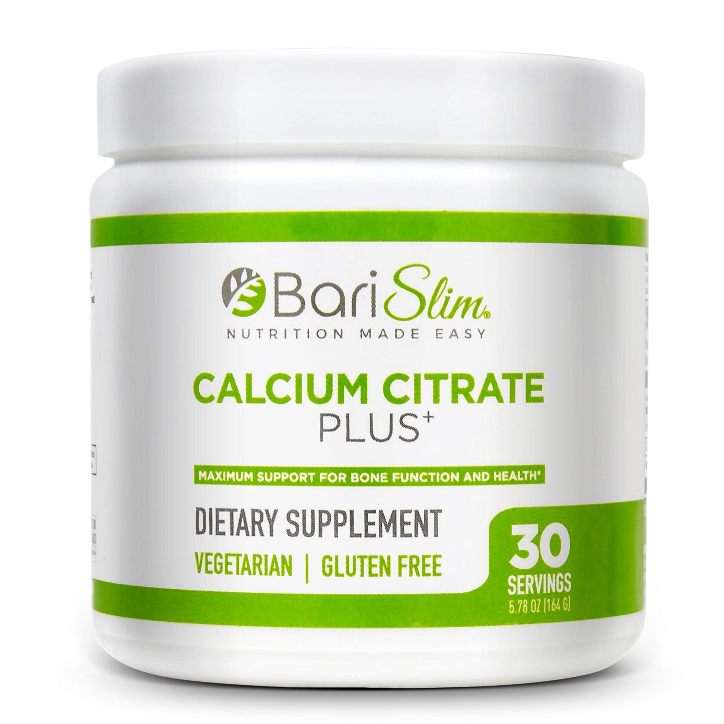 BariSlim Bariatric Calcium Citrate Plus Powder - Formulated for Patients After Weight Loss