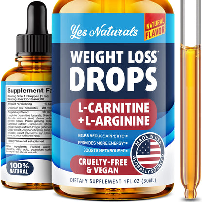 YES NATURALS! Weight Loss Drops - Natural Metabolism Booster & Appetite Suppressant