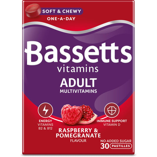 Bassetts Vitamins Adults Multivitamins 30's, 97.2 g