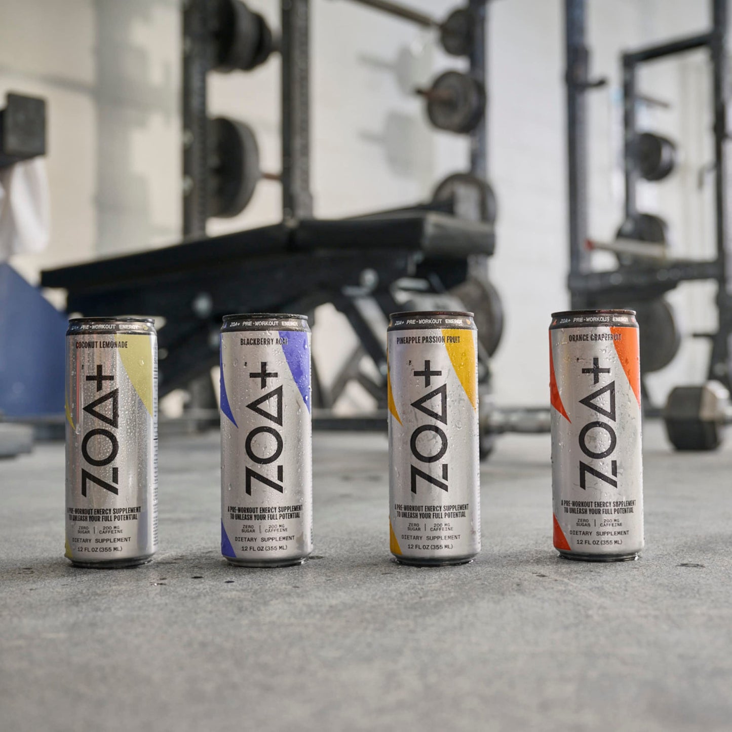 ZOA+ Pre-Workout Sugar-Free Energy Drink, Pineapple Passionfruit - Zero Sugar