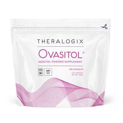 Theralogix Ovasitol Inositol Powder Packets - 180 Servings - Myo-Inositol 