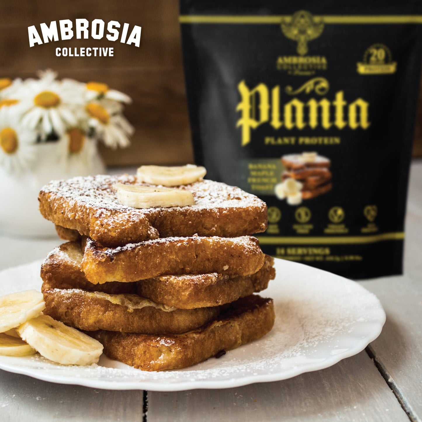 Ambrosia Planta - Premium Organic Plant-Based Protein | Vegan & Keto Friendly | Gourmet