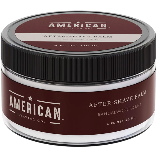 American Shaving Co. After Shave Balm for Smooth (Sandalwood Scent), Soothes and 