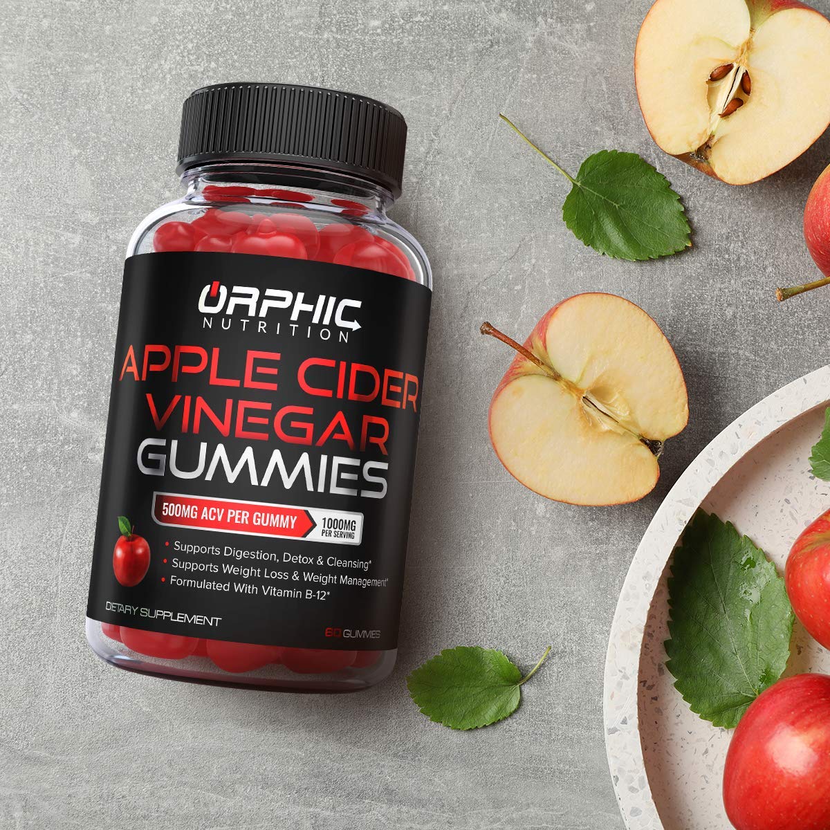 Apple Cider Vinegar Gummies - 1000mg - Formulated to Support Weight