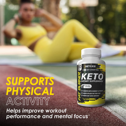 Keto Pills - 60 Ketogenic Diet Support Capsules - Keto Weight Management - Increase