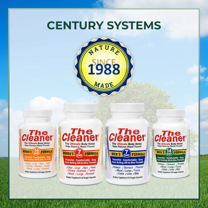 Century Systems The Cleaner Detox, Powerful 14-Day Complete Internal Cleansing Formula