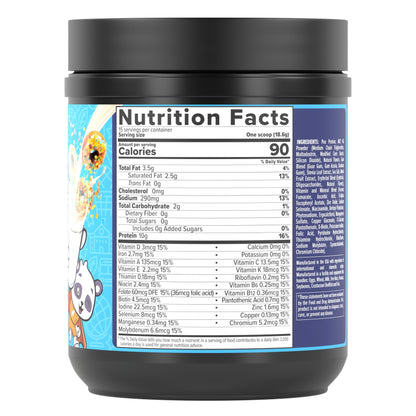 InnoSupps Fruity Donut Plant-Powered Protein for Kids: Essential Nutrients, Delicious